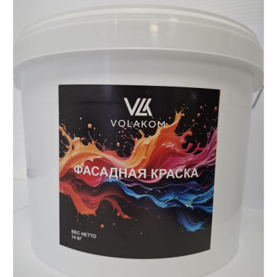 Фасадная краска VLK ВД-АК супербелая, 14 кг 658170