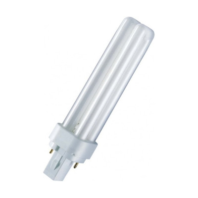 Люминесцентная компактная лампа OSRAM DULUX D 18W/840 G24d-2 4050300012056 4099854122958