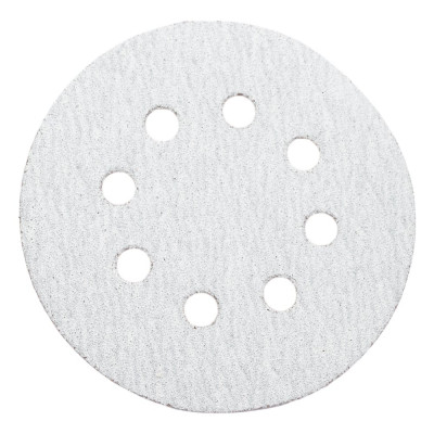 Диск шлифовальный Velcro 8 отверстий 125 мм, P80, 10 шт Flexione 50000495