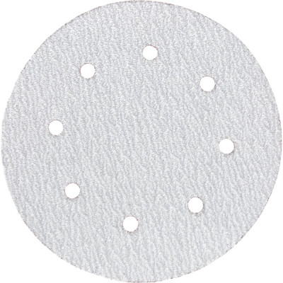 Диск шлифовальный Velcro 8 отверстий 180 мм, P80, 5 шт Flexione 10000885