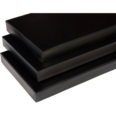 Резиновая техпластина HIMPT на отвал (скребок), 1000x250x40 мм, металлический трос 8 мм 00-00002597