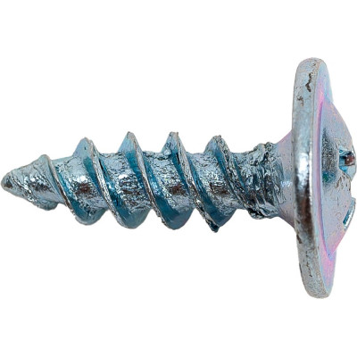 Саморез STEELREX полусфера с прессшайбой, острый, цинк, 4,2x13 мм, 200 шт. 0117042013B500020064