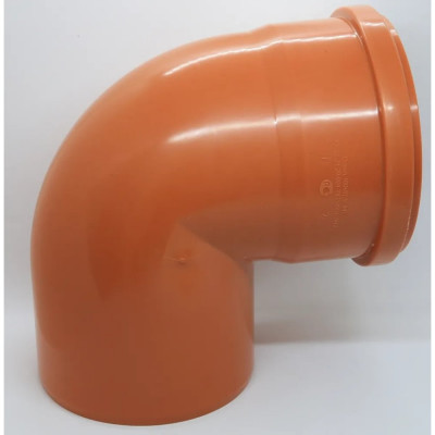 Отвод для наружной канализации Flextron d 160 мм, 87.5 градусов 142561