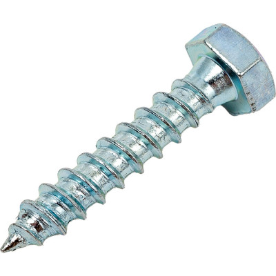 Шуруп для крепления лаг и реек STEELREX цинк 6x30 мм, коробка 80 шт. 0127006030B400008032