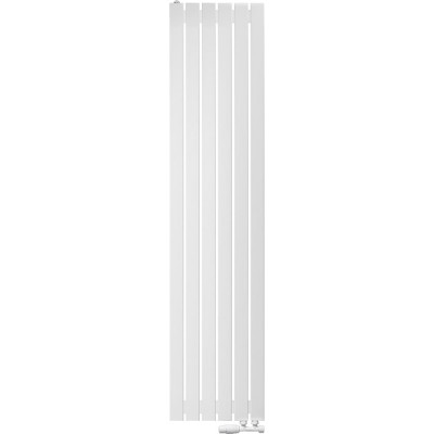 Вертикальный радиатор c нижним подключением, ARBIOLA Liner V 1800-36-06 VR, RAL 9016 матовый белый 254691
