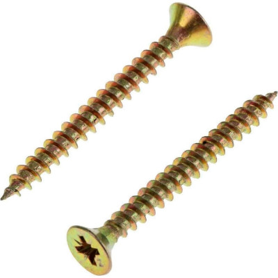 Универсальные шурупы Доброга 3x25 мм, желтый цинк, 1000 шт. ТД-00011025