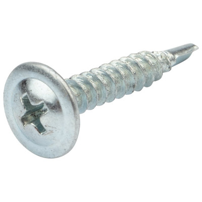 Саморез Доброга пресс-шайба, 4.2x25 мм, цинк, сверло, 1 кг ЦБ-00028533