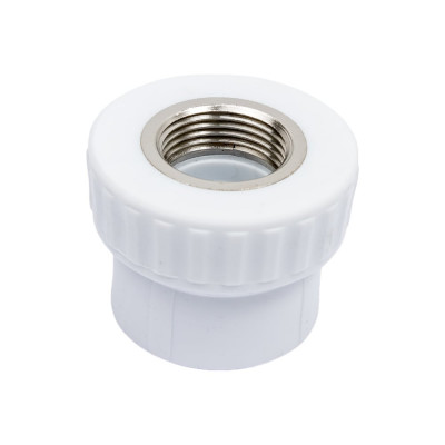 Переходная муфта Valfex с внутренней резьбой 40x1" (30/6) белая 10129040