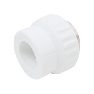 Переходная муфта Valfex с внутренней резьбой 50x2" под ключ (8/4) белая 10134150