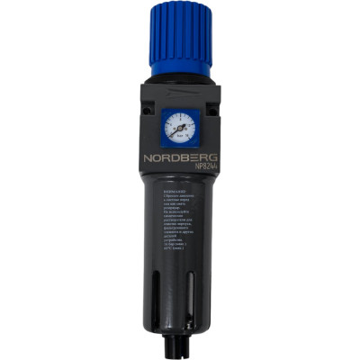 Фильтр воздушный с редуктором 1/2", 16 бар NORDBERG NP8244