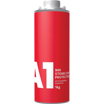 Антигравийное покрытие A1 900 STONE CHIP PROTECTION 1 кг, черный (Т) 900SP-1000