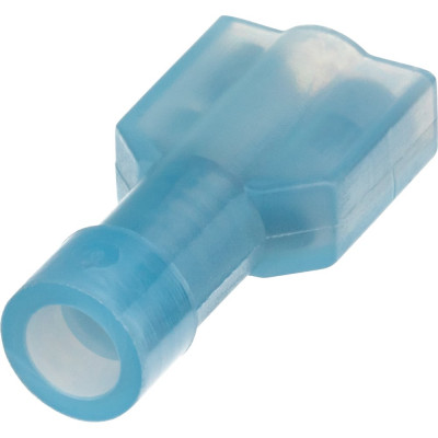 Плоский виброустойчивый разъем duwi,, РпИм 2.5-6.3 (мама), 2.5мм², термоусадка, синий, 10шт, 26496 9
