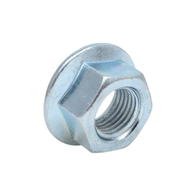 Гайки Море-Метизов DIN 6923, шестигранные с фланцем, класс прочности 10, цинк, М14x1,5, 10 шт. GAYKA6923M141510CM