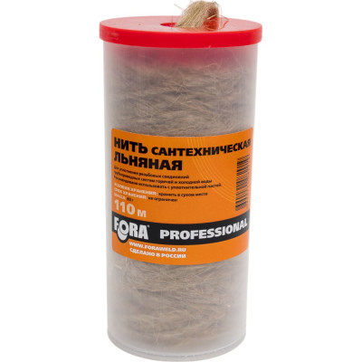 Нить сантехническая льняная FORA 110 м 006140302