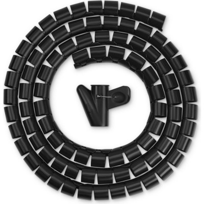 Кабельный органайзер BURO BHP CG252B Spiral Hose 25x2000mm Black 1175272