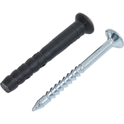 Дюбель-гвоздь (винт) НОВПЛАСТ SML потайн.,  6х40 мм, для быстрого монтажа, 200 шт. БП000000685