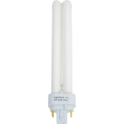 Лампа люминесцентная LightBest lbl d/e 71004 26w 4000k g24q-3 701071004