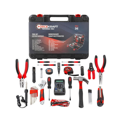 Набор инструментов Forcekraft 34пр FK-1034(57720)