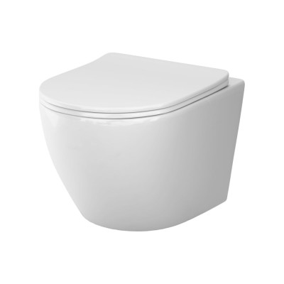 Подвесной унитаз AM.PM Like AquaSpin с сиденьем микролифт C801900SC