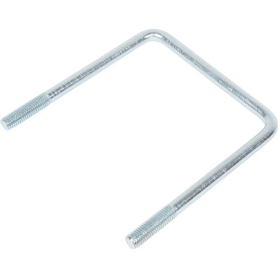 Скоба П-образная Мир Хомутов 110x110 мм, с резьбой М10, без гаек, в упаковке 4 шт. VENT110х110М10PCH51(4)