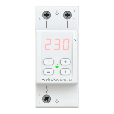 Реле напряжения Welrok D2-32 red 4660251140120