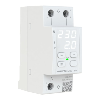 Реле напряжения c контролем тока Welrok VI-32 4660251140472