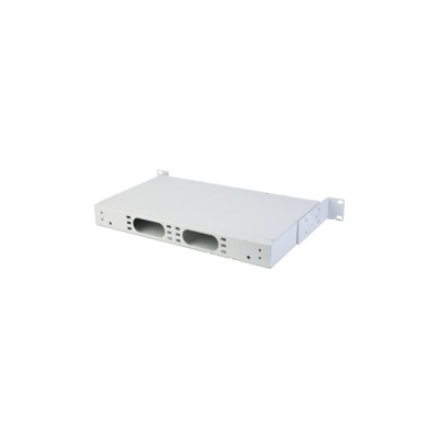 Оптический кросс Netlink КРУС 1U 24/24 корпус, Комплект №1(с-к., пл., роз., пиг., кдзс) 8 портов УТ-00000835