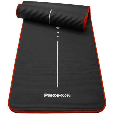 Коврик для йоги и фитнеса PROIRON 1830x660x10 мм, NBR, черный К18610НЧ