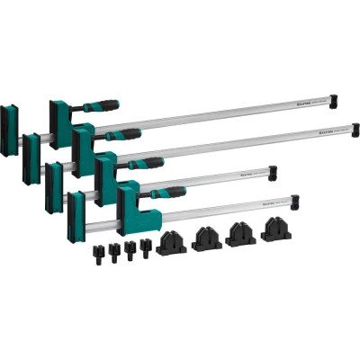 Набор корпусных струбцин и принадлежностей KRAFTOOL Grand set-12 12 предметов 32240-H12