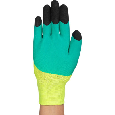 Перчатки ЛЭВ трикотажные, полиэфирные, с двойным покрытием вспененным латексом 168109/2