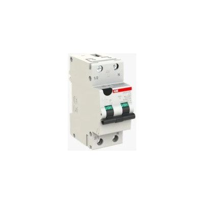 Дифференциальный автомат (АВДТ) ABB 2-полюсный (1P+N) 10А C 30мА тип AC 6кА DS201CR 2CSR755080R1104