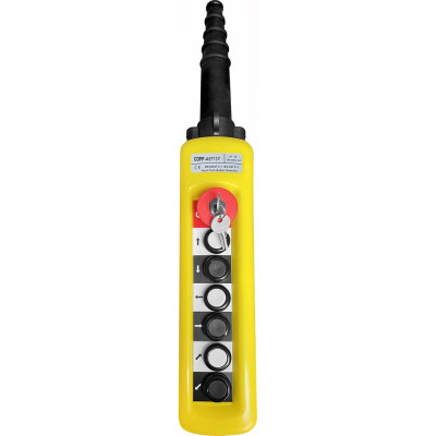 Пульт управления OCALIFT 6 кнопок, 1 скорость, стоп, ключ, IP55 (A6713Y) для кран балки COPP-A6713Y