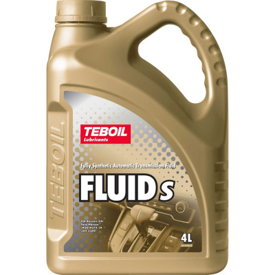 Трансмиссионная жидкость TEBOIL Fluid S Канистра 4л (ТZK) Вес нетто 3,4 кг 3566897