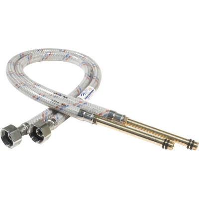 Гибкая подводка для смесителей ЦС, штуцер 106/100 мм, 1/2”хM10 L-80 см, пакет, уп. пара ГП002274