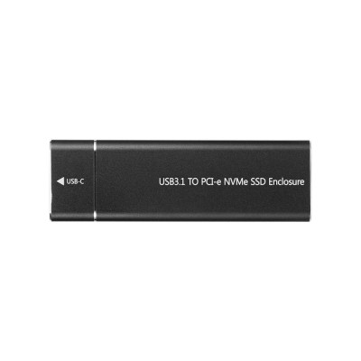 Корпус PALMEXX для M.2 M-key NVMe PCI-e SSD, USB-C 3.1, чёрный PX/SSDB-NVME-BLK
