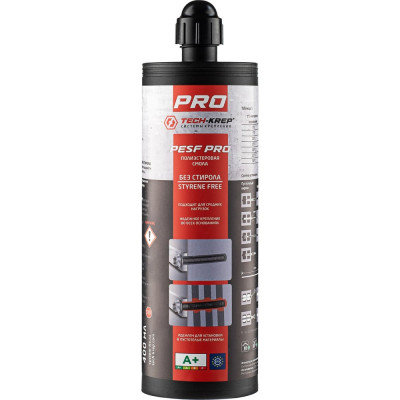 Химический анкер Tech-Krep PRO PESF PRO 400 мл + насадка 155888