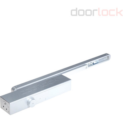Доводчик Doorlock DL300S/N BC HO EN3-5 со скользящей тягой серебристый 75574