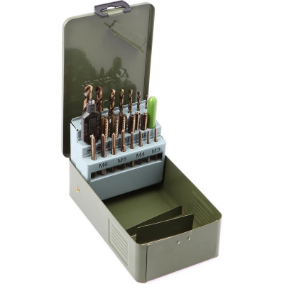 Набор метчиков и свёрл Дело Техники 22 предмета 229022