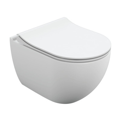 Подвесной унитаз Cersanit BRASKO SMART CLEAN ON DPL EO SLIM LP 64824