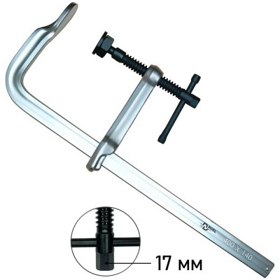 Столярная F-образная струбцина DUEL 140x400 мм, 37004014