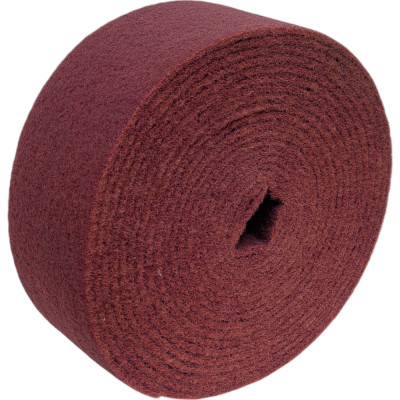 Материал шлифовальный бордовый на нетканой основе Tex в рулоне 115 мм, 10 м very fine Hanko Tex.115x10.veryfine