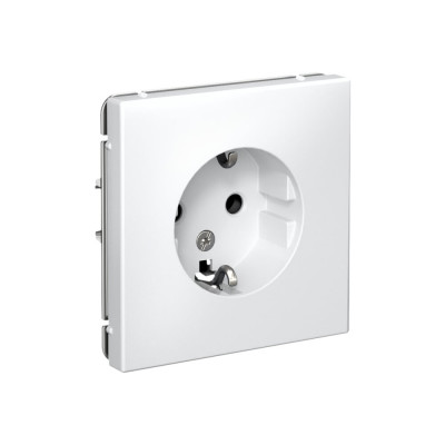 Розетка с заземлением ArtGallery Systeme Electric 16А, механизм, Белый GAL000143