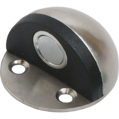 Ограничитель дверной Стандартй 610+3М SN матовый никель, скотч, европакет 15812