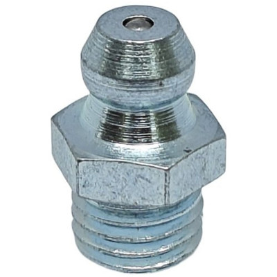 Пресс-масленка прямая оцинкованная MasloSmenka H1 M8x1, комплект 10 шт., оцинкованная сталь, Европейский стандарт DIN71412 010103-10