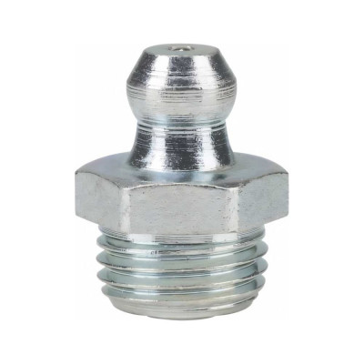 Пресс-масленка прямая оц. H1 M10x1, комплект 10 шт., оцинкованная сталь, Европейский стандарт DIN71412, MasloSmenka 010105-10