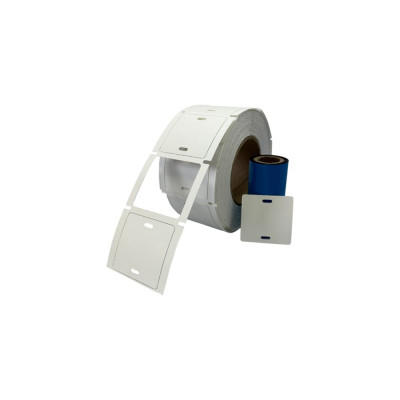 Комплект бирки кабельные У-134 квадрат 55x55 мм, 2_500шт.+риббон на втулке 25,4 мм. Маркерпром TAG-T-Y134-Standart, mpr01019