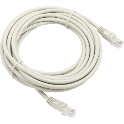Кабель патч-корд A1 5 м., U/UTP, 5e, медь, серый A1-LCU5E-C-5M