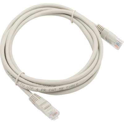 Кабель патч-корд A1 2 м., U/UTP, 5e, медь, серый A1-LCU5E-C-2M