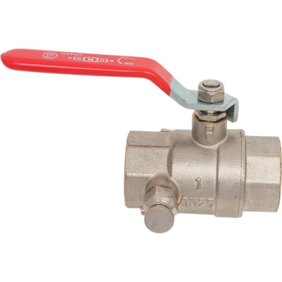 Кран шаровой EUROS Grand c дренажём, 1" ВР-ВР, ручка - усиленный рычаг EU.ST1016052 1