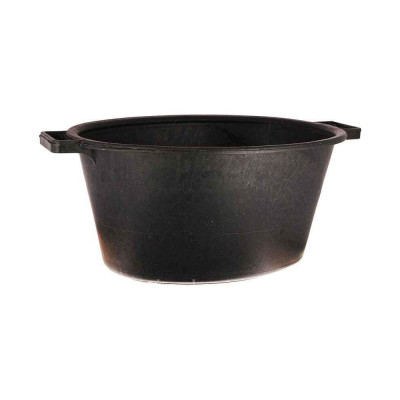 Таз овальный Пластматика 30л. цвет черный 93107872